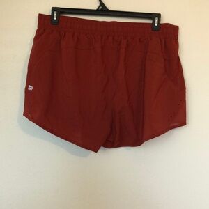 Women’s High-Waist Rust Running Shorts